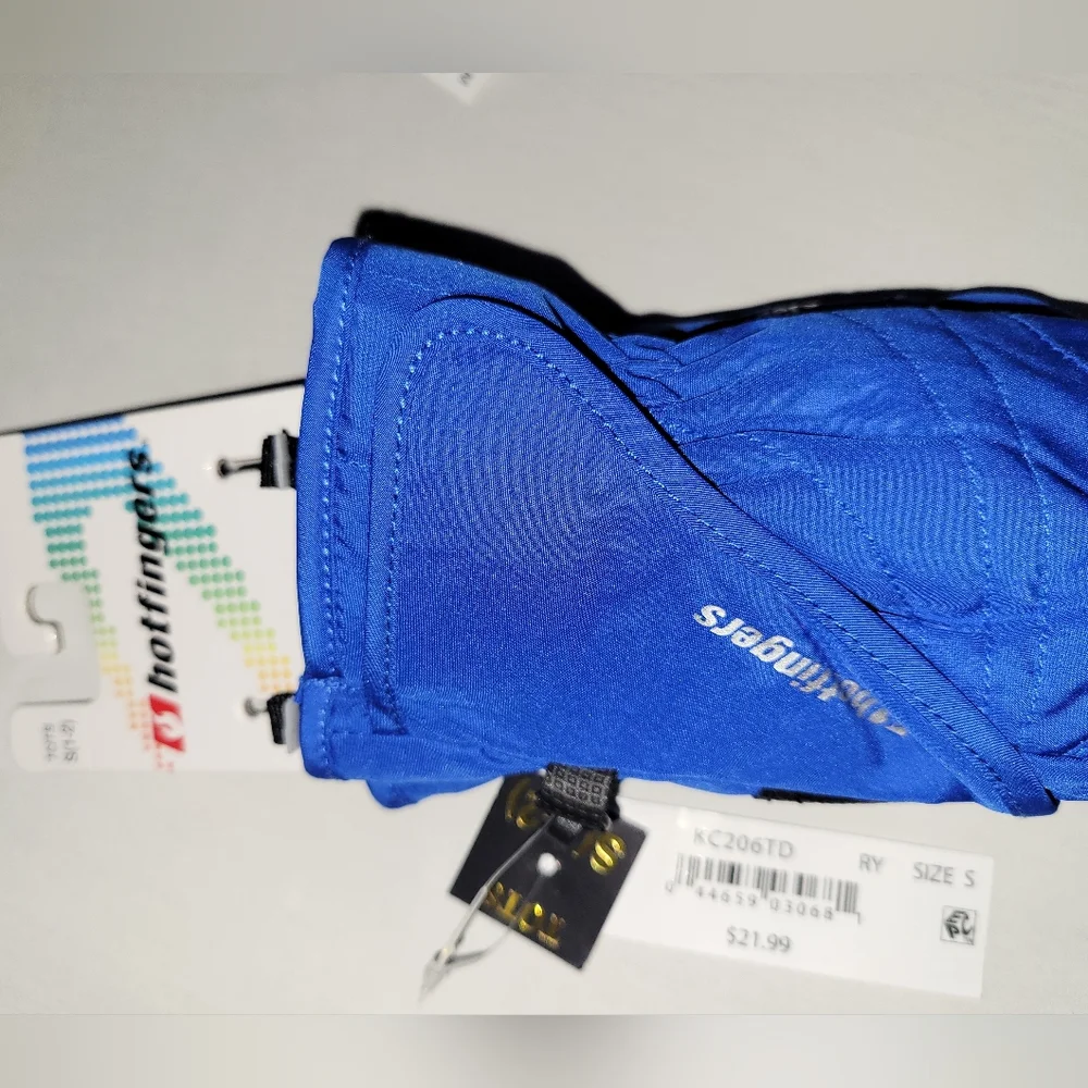 Hotfingers Blue Winter Gloves. Wind/waterproof Toddler Gloves. New